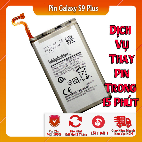 Pin Webphukien cho Samsung Galaxy S9 Plus G965 Việt Nam EB-BG965ABE - 3500mAh 